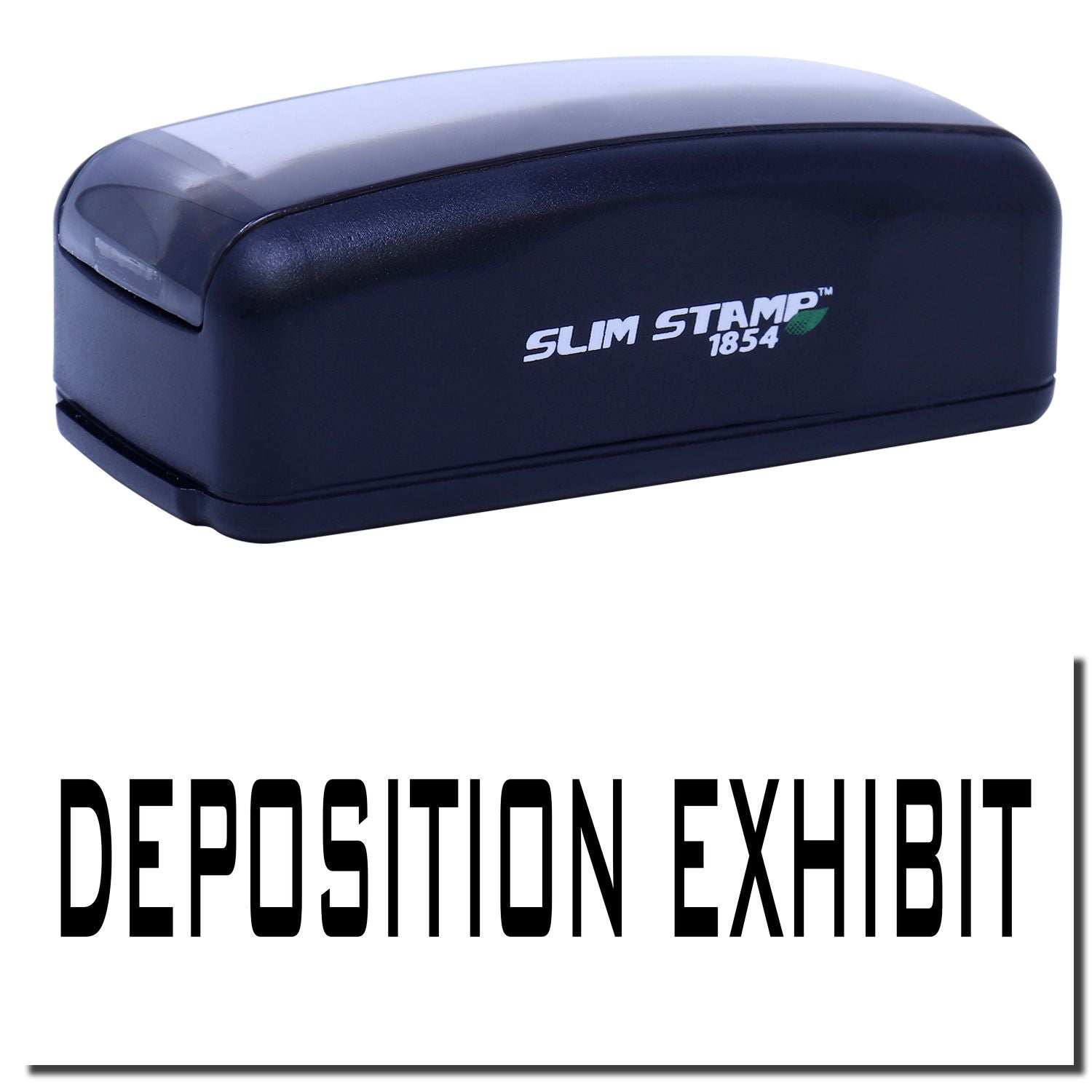 Large Pre Inked Deposition Exhibit Stamp