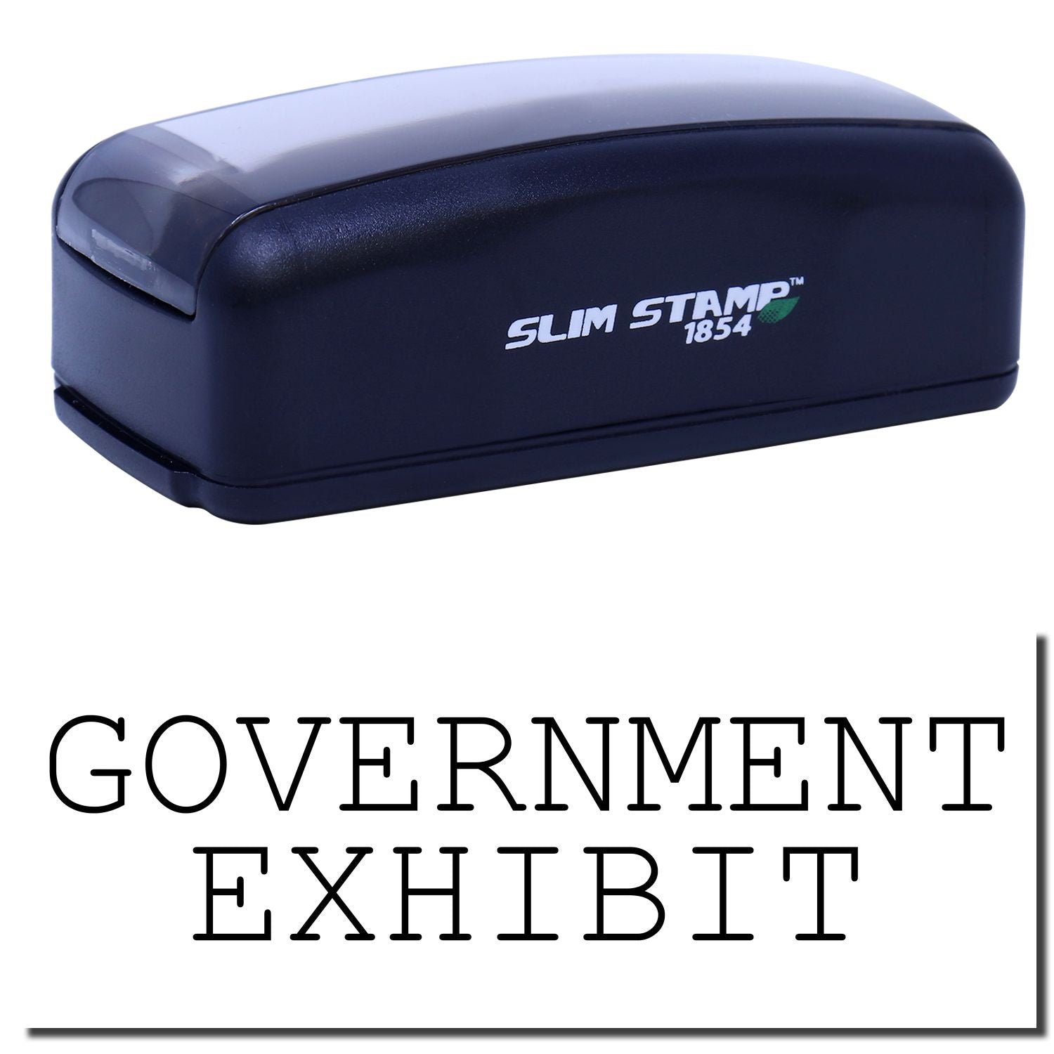 Large Pre Inked Government Exhibit Stamp