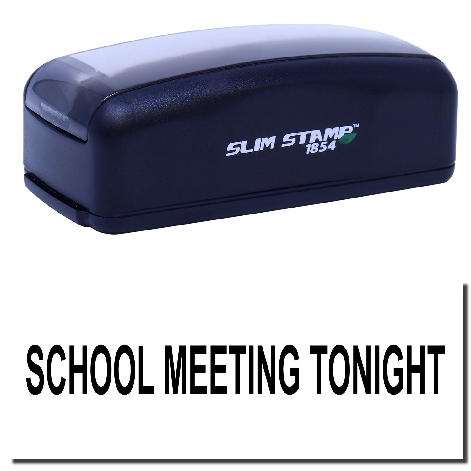 Slim Stomp 1854 percussion stomp box product image for School Meeting Tonight announcement.