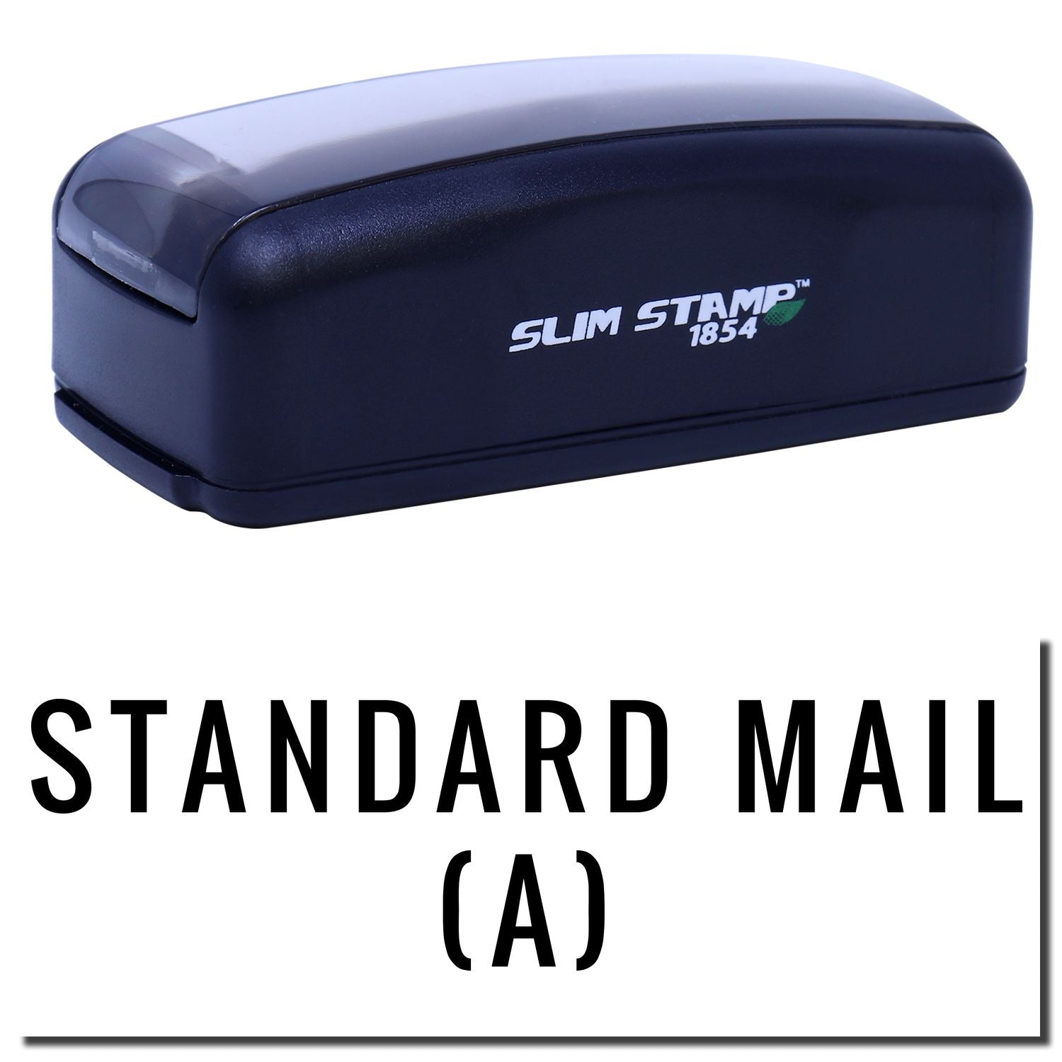Slim Stamp 1854 standard mail stamp (CA) close-up showing logo for envelope sealing and mailing.