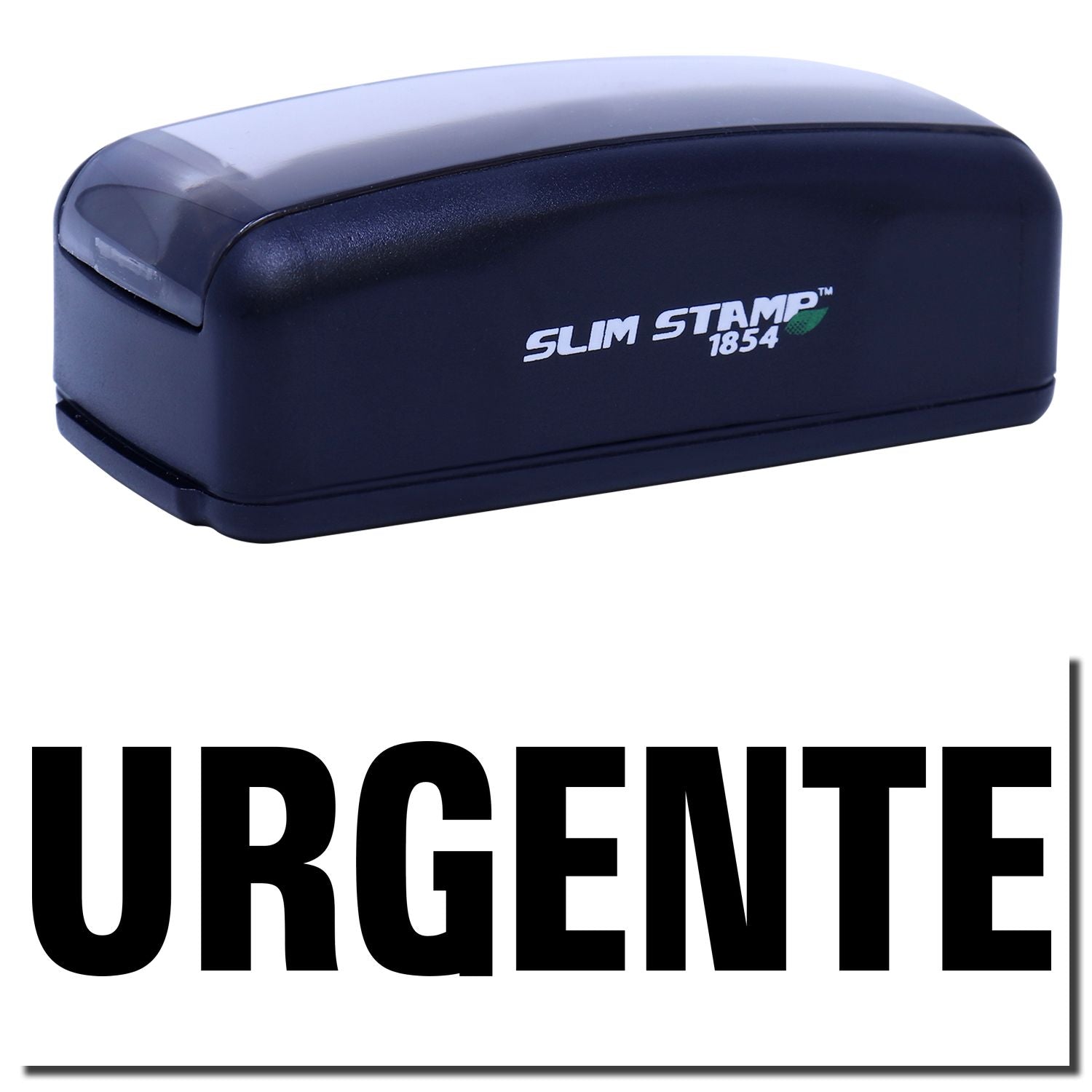 Slim Stamp 1854 compact stamp device with brand label for quick, professional stamping and labeling.