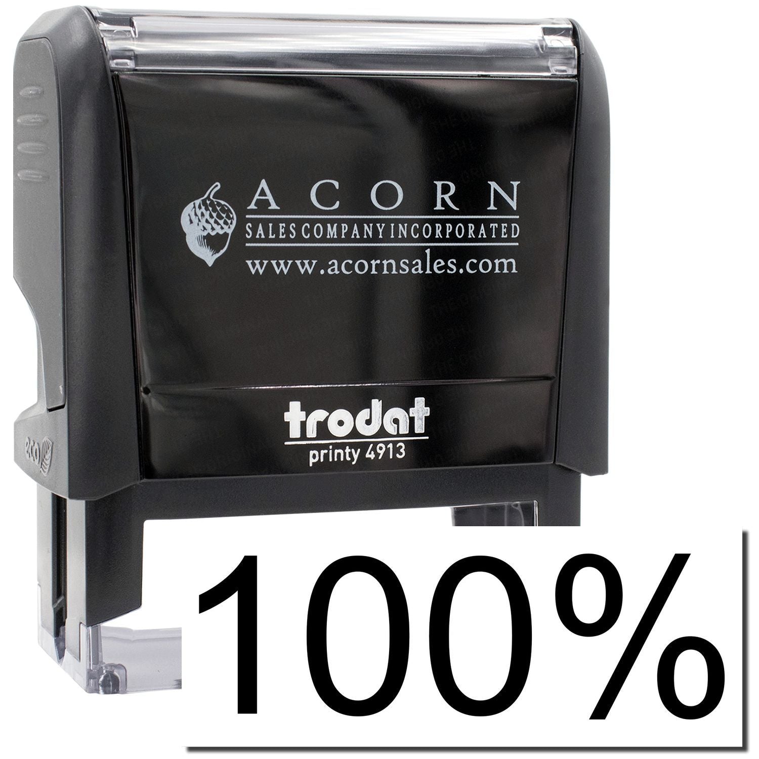 Acorn Sales Company Frodot Printy 4913 self-inking stamp, 100% branded product image for fast custom logo stamping and online ordering.