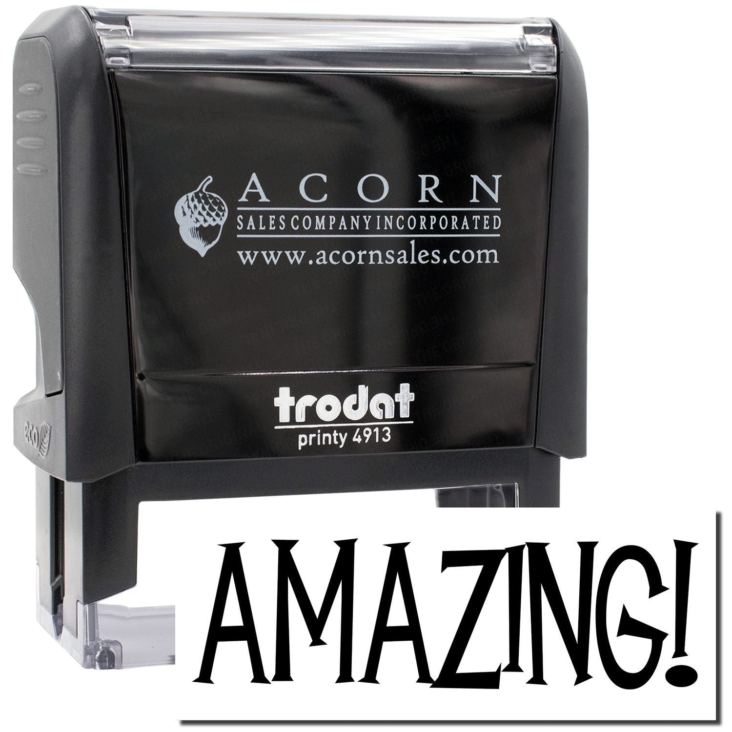Acorn Sales Company Incorporated label on Frodt Printy 4913 stamp for printing AMAZING!