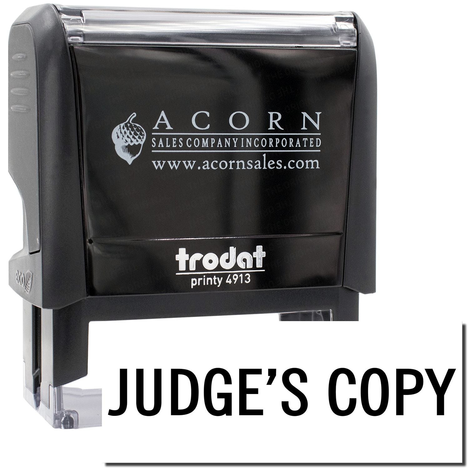 Acorn Sales Company print cartridge labeled Judges Copy with AcornSales.com and Frodat print 4913 branding.