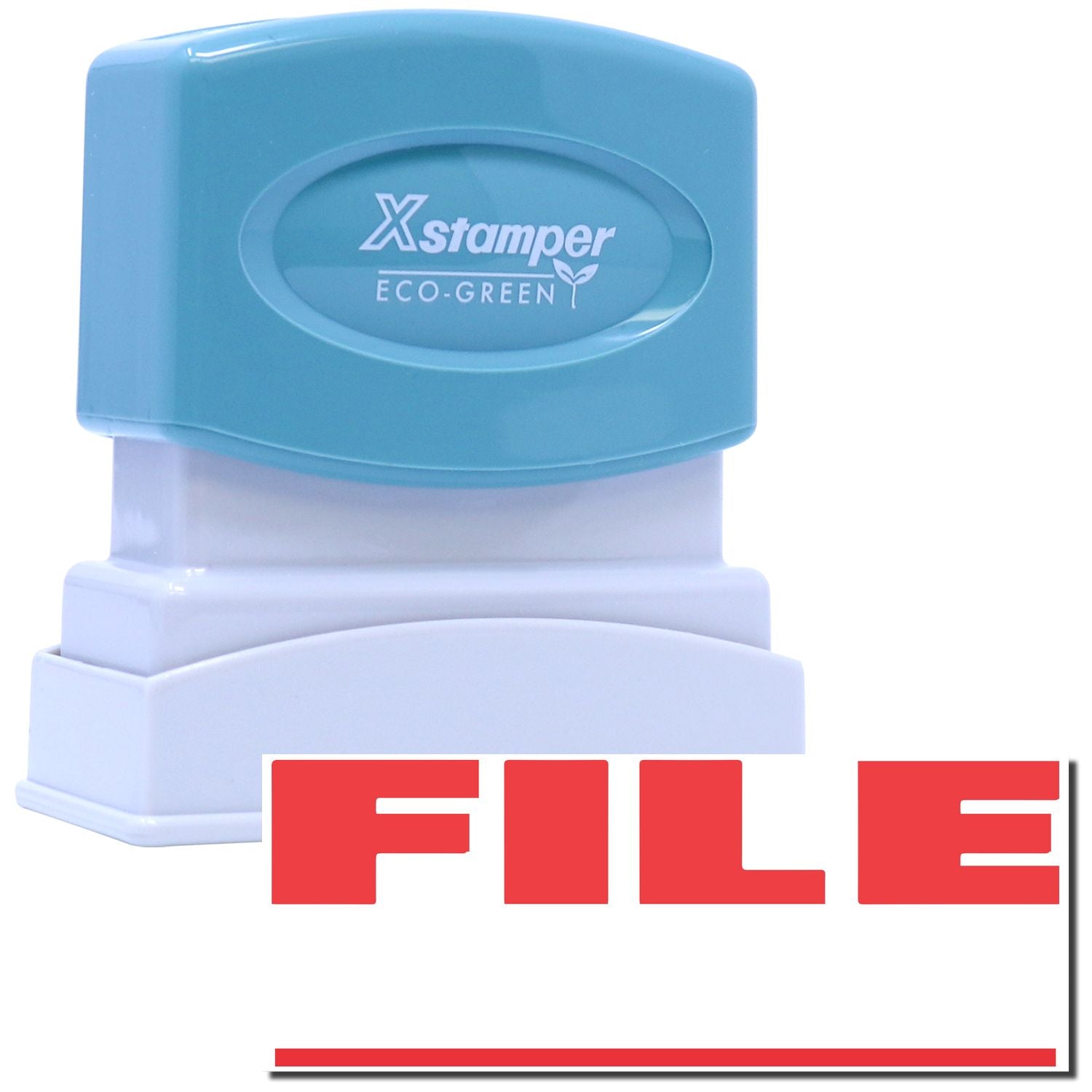 Bold Red File Xstamper Stamp Main Image