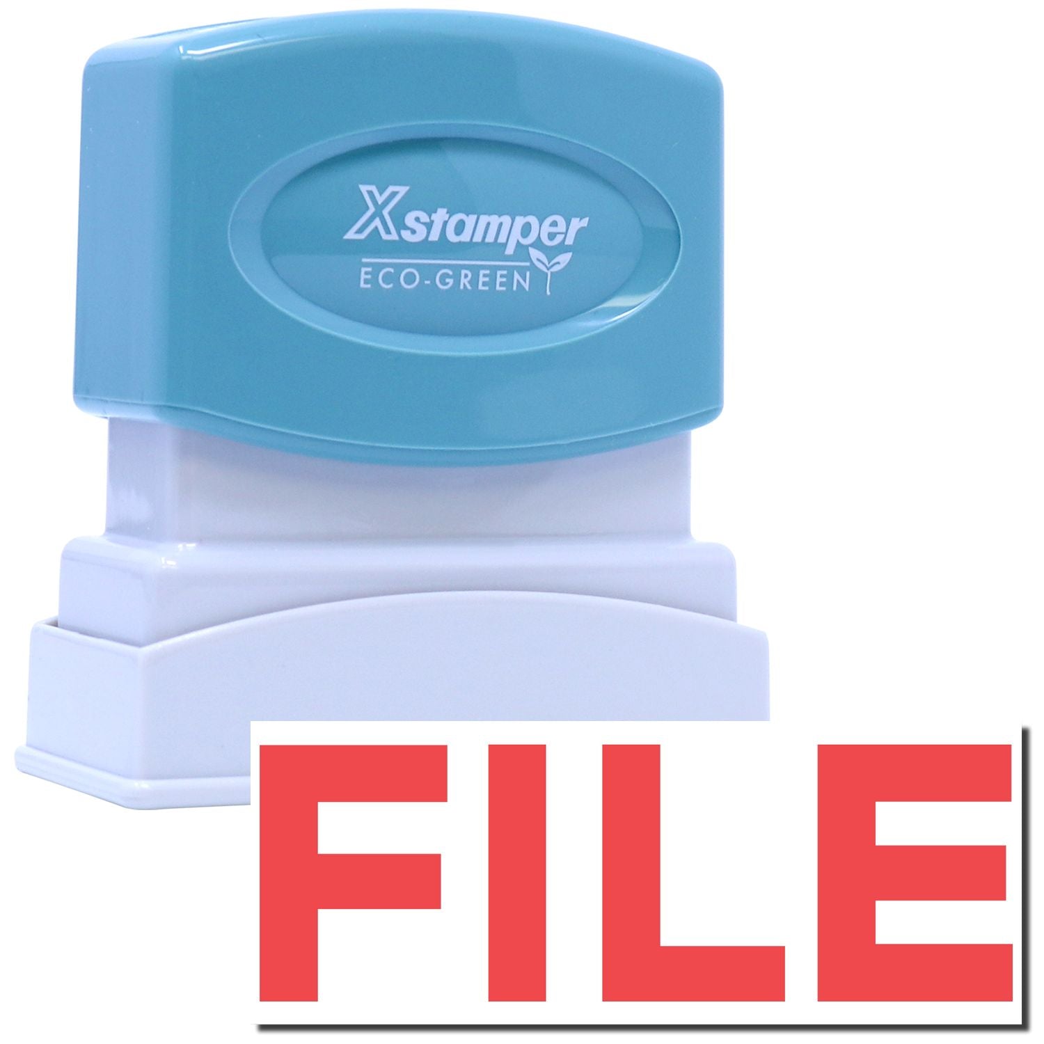Red File Xstamper Stamp