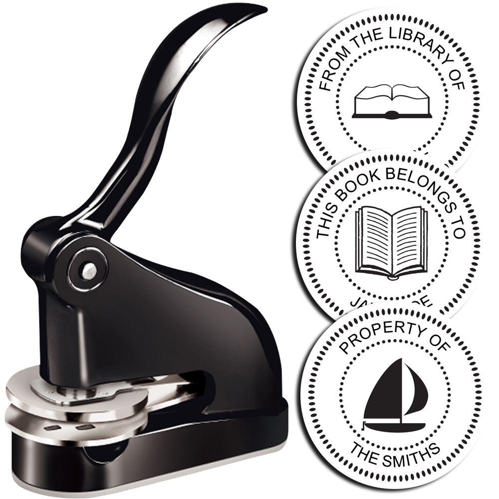 A image showing "MATTE BLACK" book embosser.