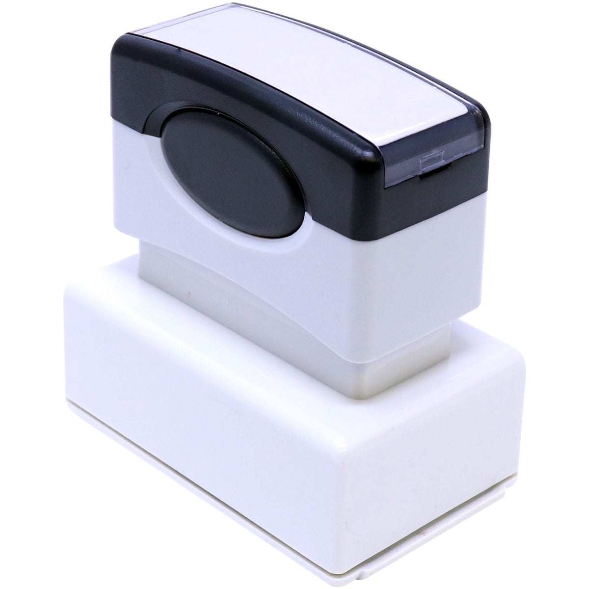 Handheld tape dispenser with clear top window and black lever for easy packaging tape cutting and dispensing for shipping, home, and office use.