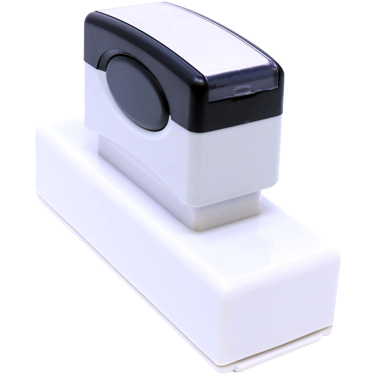 Black-and-white plastic electronic control module with transparent cover, featured as a replacement part for devices