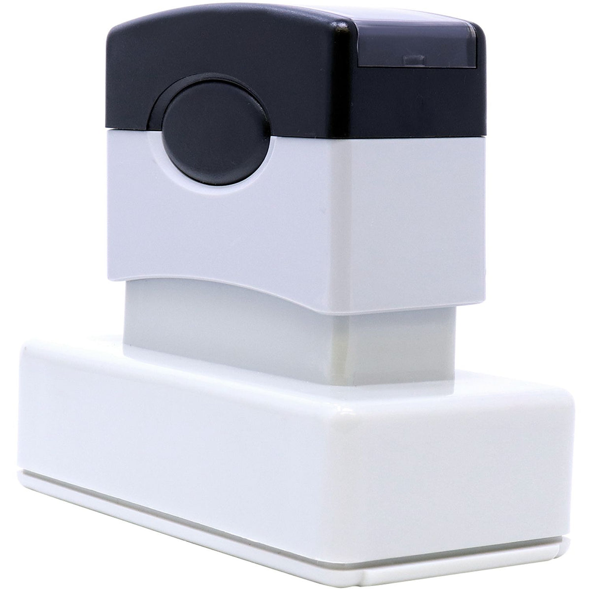 Close-up of white and black appliance control with round dial and display window for adjustable settings and timer use.