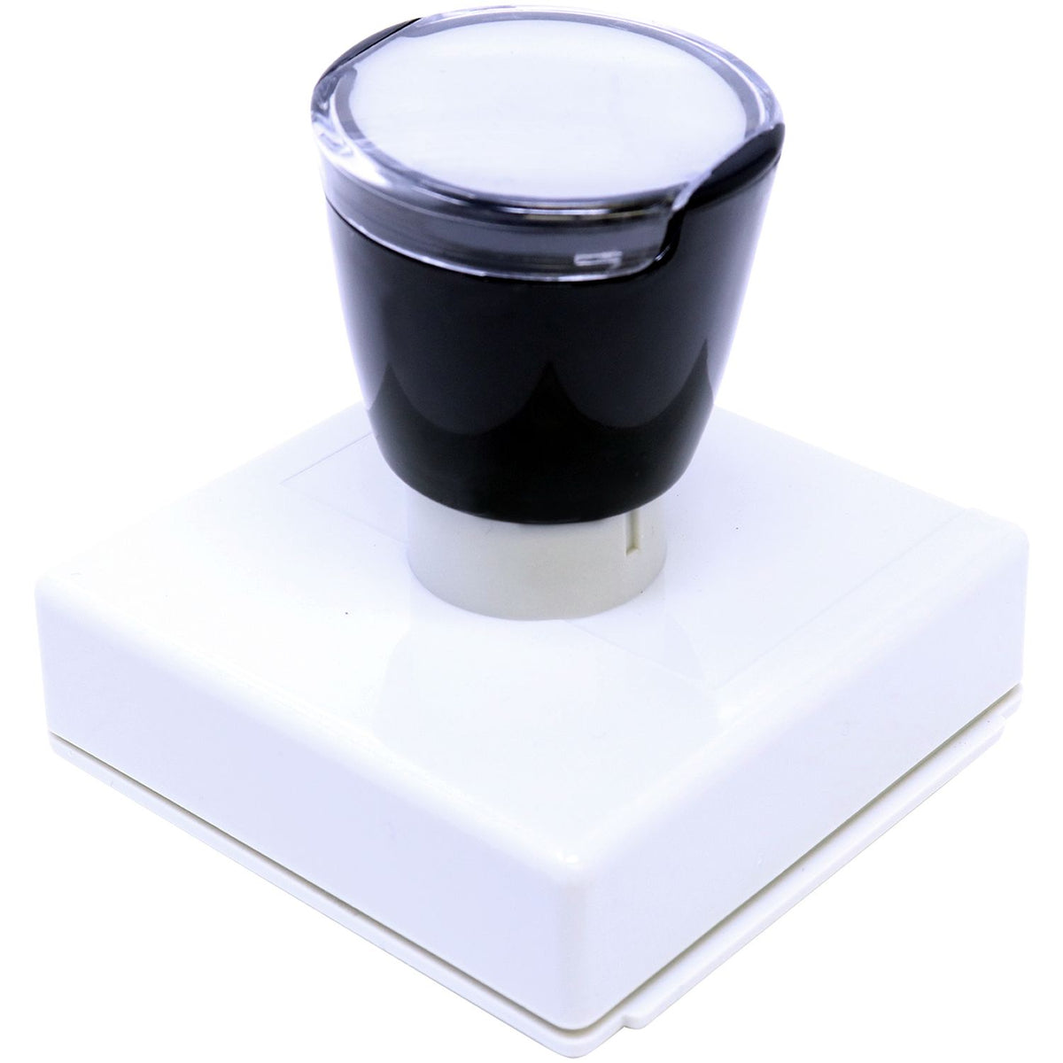 Compact black-and-clear cylindrical component with white mounting base, showing top sensor/dome for appliance installation accessory