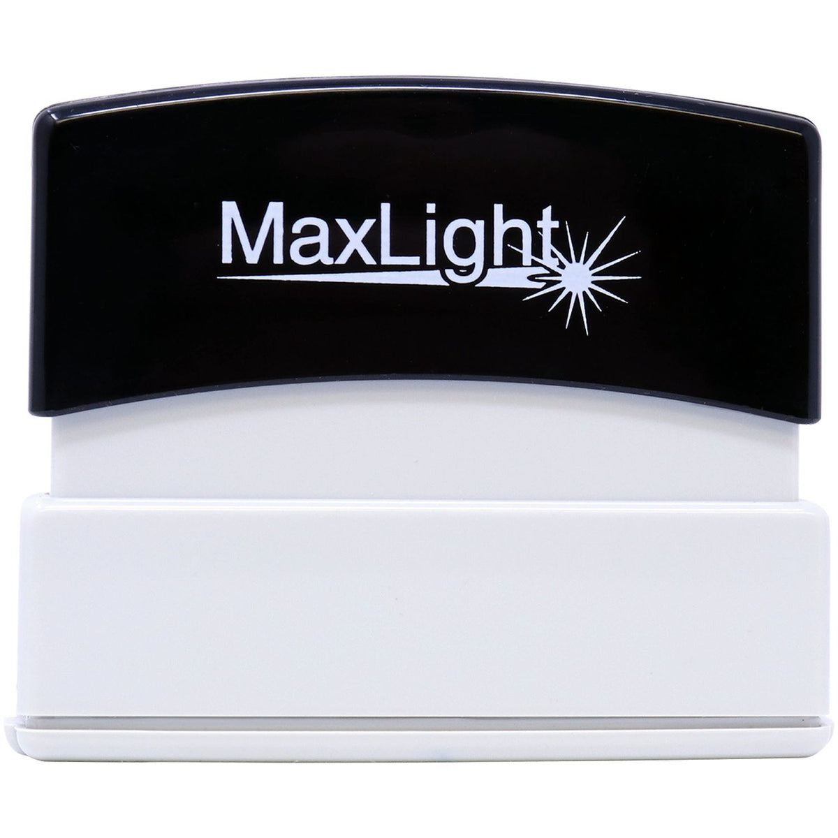 MaxLight LED lighting controller display showing MaxLight branding and sunburst icon for maximum light illumination settings device