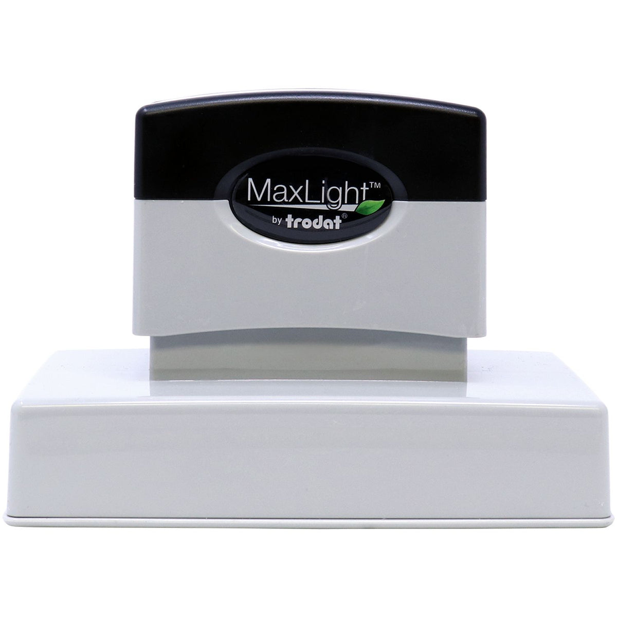 Trocalt MaxLight™ logo on lighting device base unit, branded product close-up for home or office lighting systems