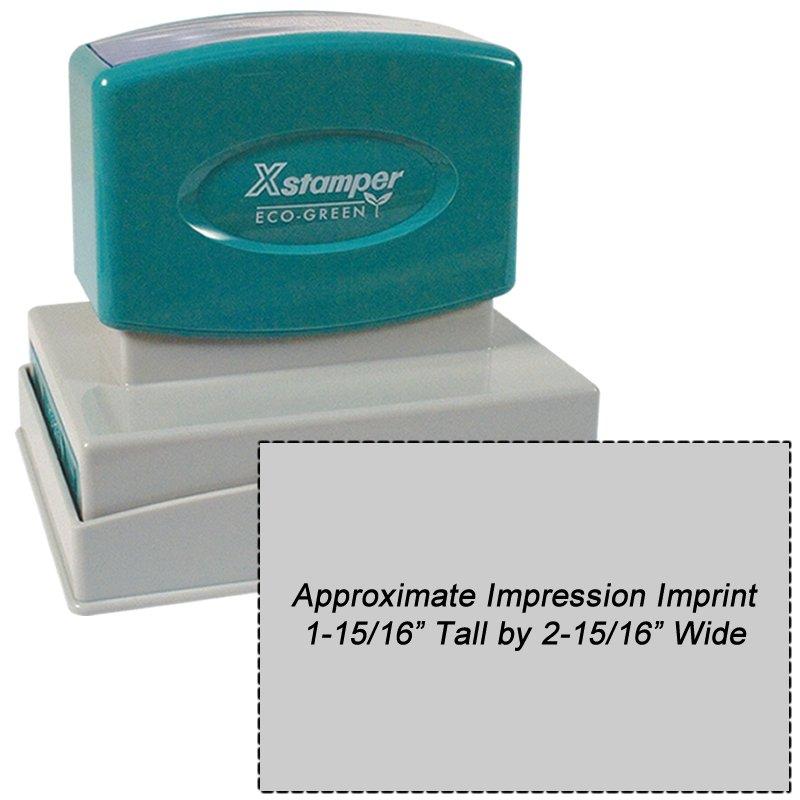 Main Image for N22 Custom Xstamper 1-15/16 x 2-15/16