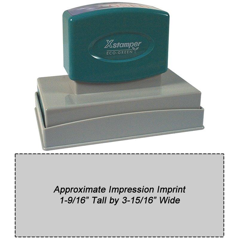 Main Image for N27 Custom Xstamper 1-9/16 x 3-15/16