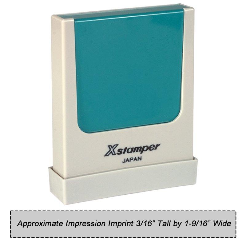 Main Image for N37 Custom Xstamper 3/16 x 1-9/16