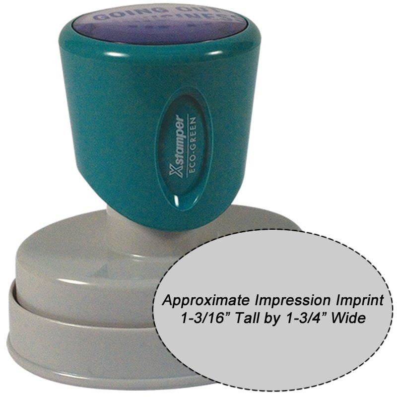 Main Image for N57 Custom Xstamper 1-3/16 x 1-3/4