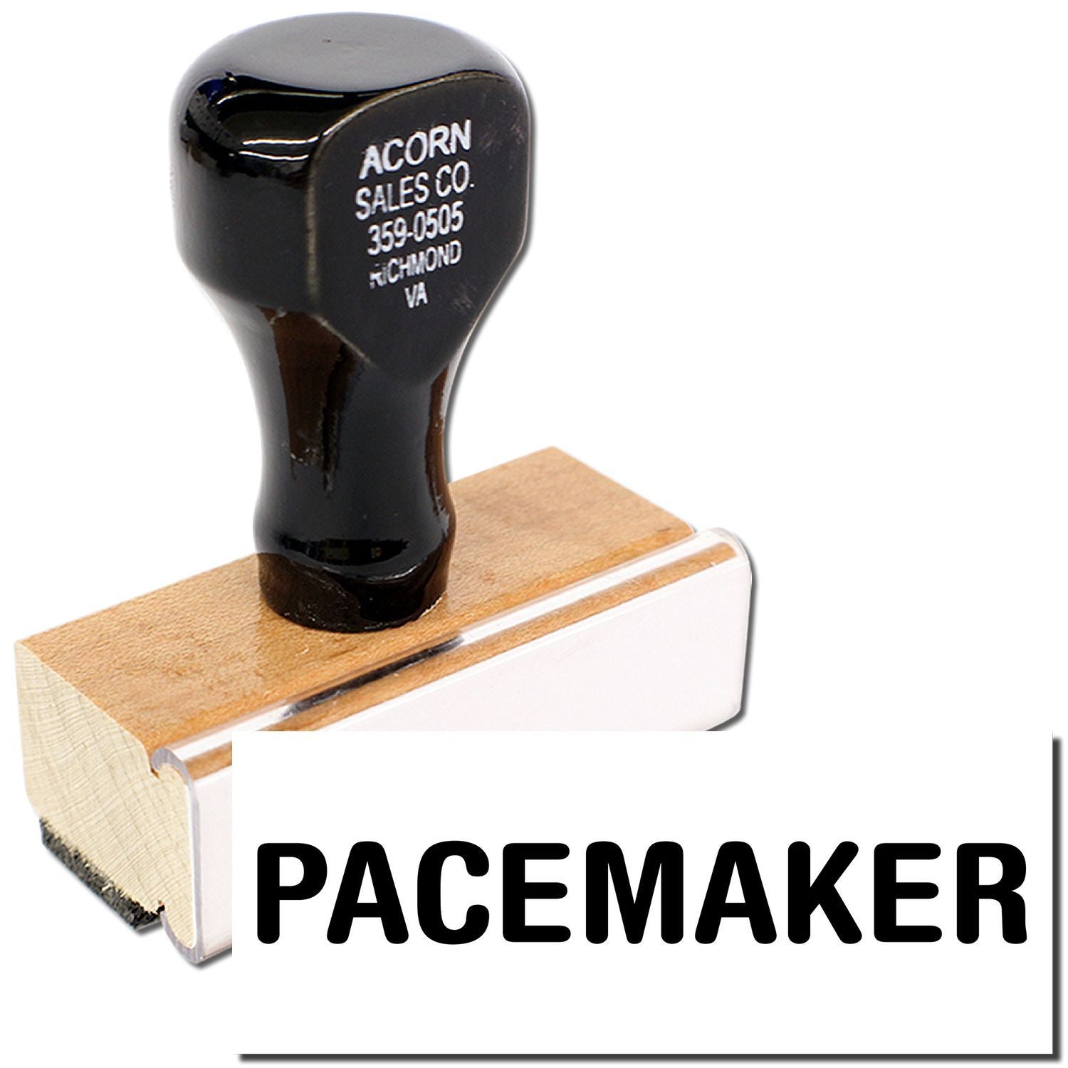 Pacemaker golf club head from Acorn Sales Co., black driver-style club with brand label on product packaging.