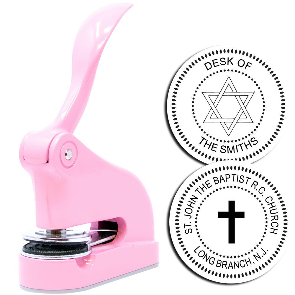 Pink Gift Library Embosser Main Image