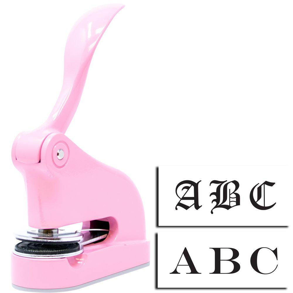 Pink Gift Monogram Embosser Main Image
