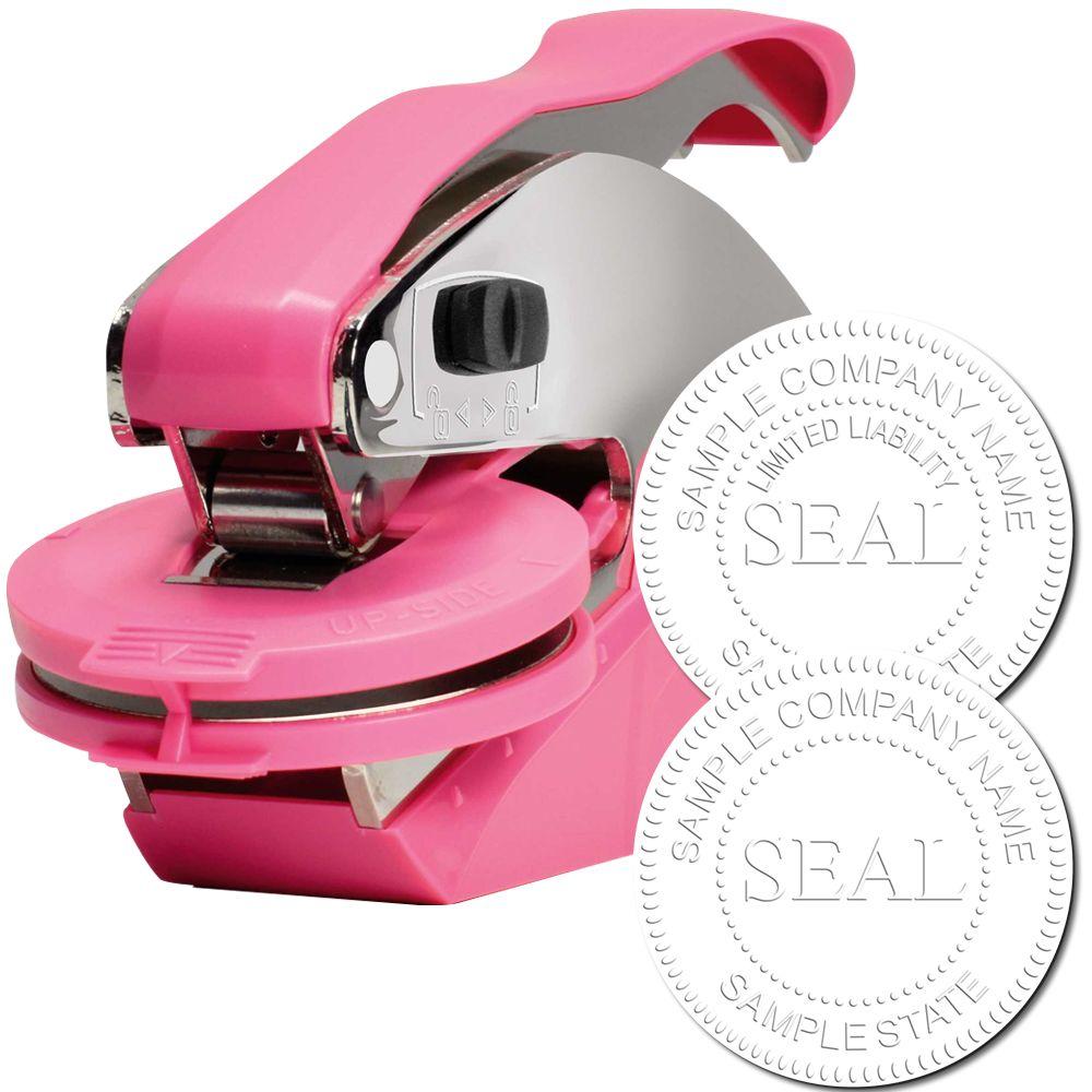 Pink Hybrid Corporate Embosser Main Image