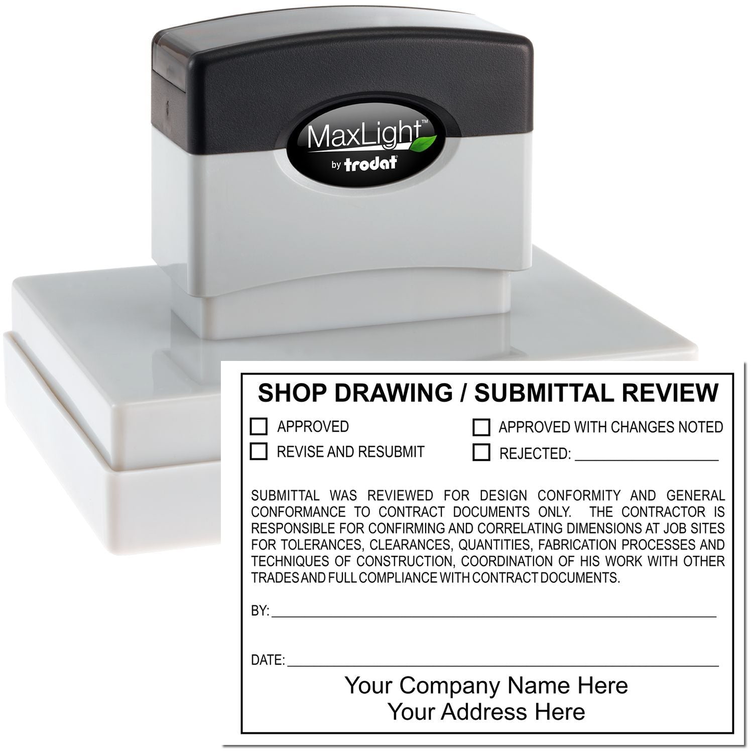 Pre Inked Customized Review Stamp Main Image