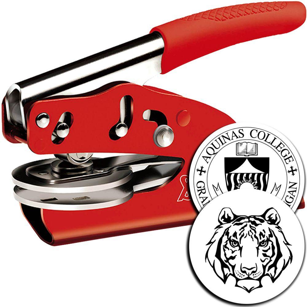 Red Handheld Soft Custom Artwork Embosser | Artwork Impressions Made Simple