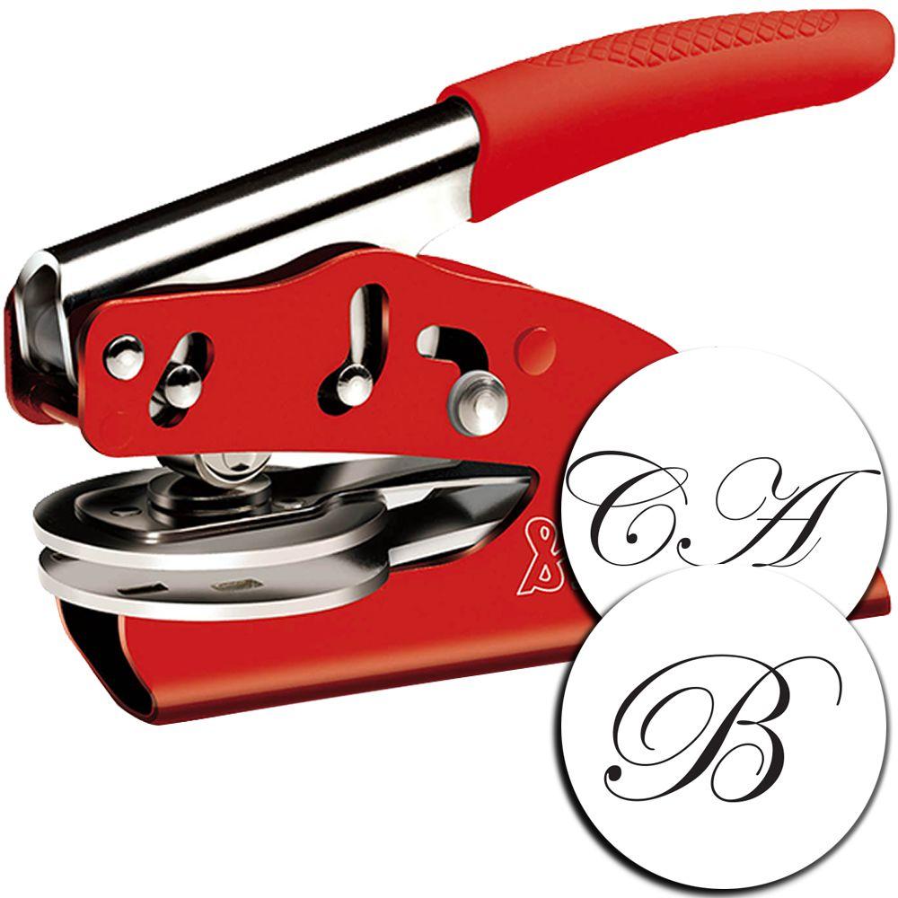 Red wall-mounted aluminum can crusher with handle for recycling beverage cans