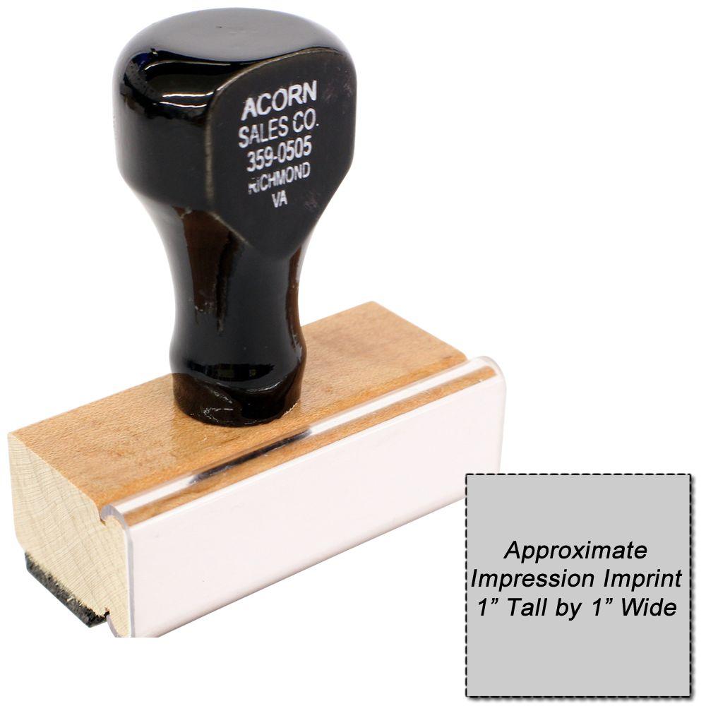 Regular Rubber Stamp Size 1 x 1 Main Image