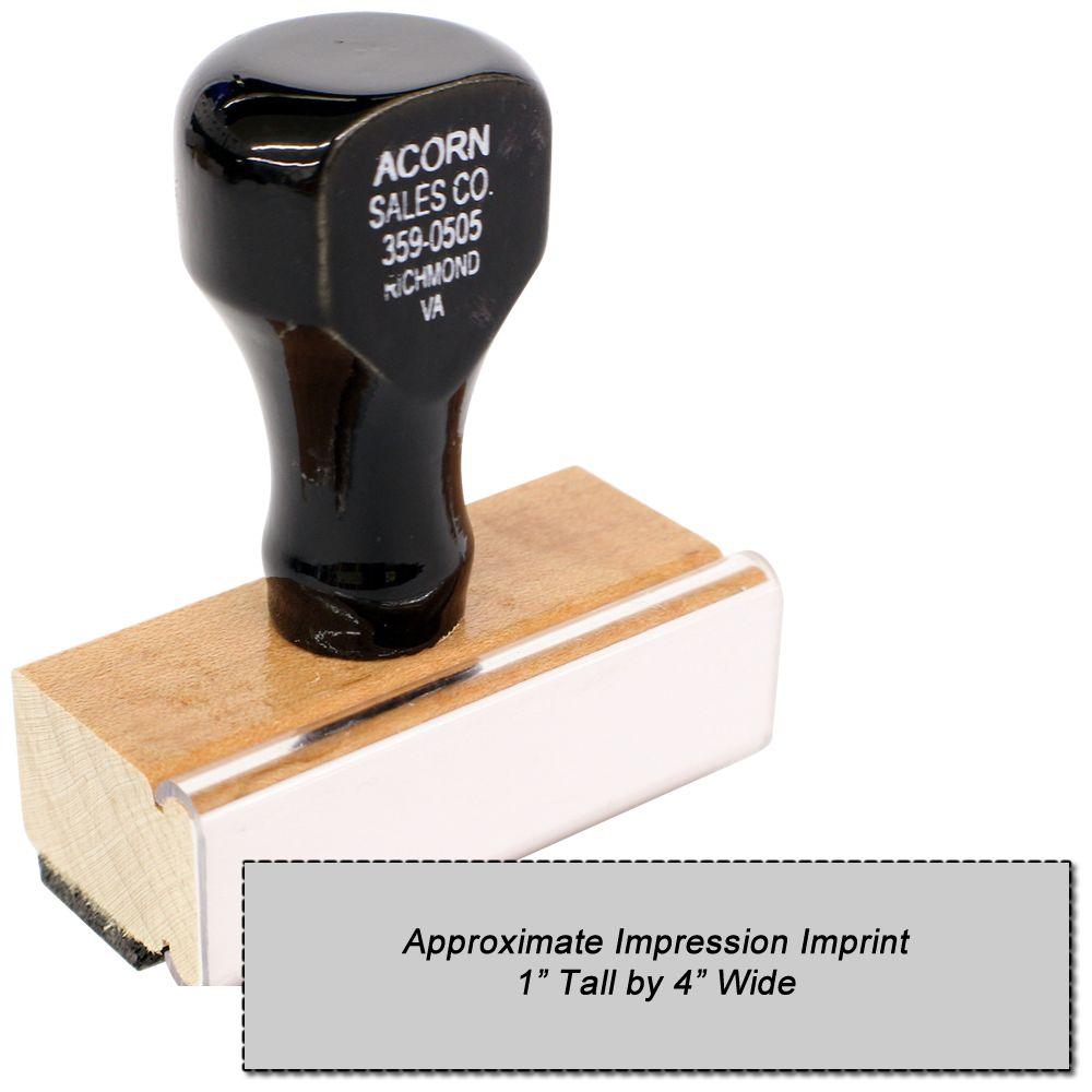Regular Rubber Stamp Size 1 x 4 Main Image