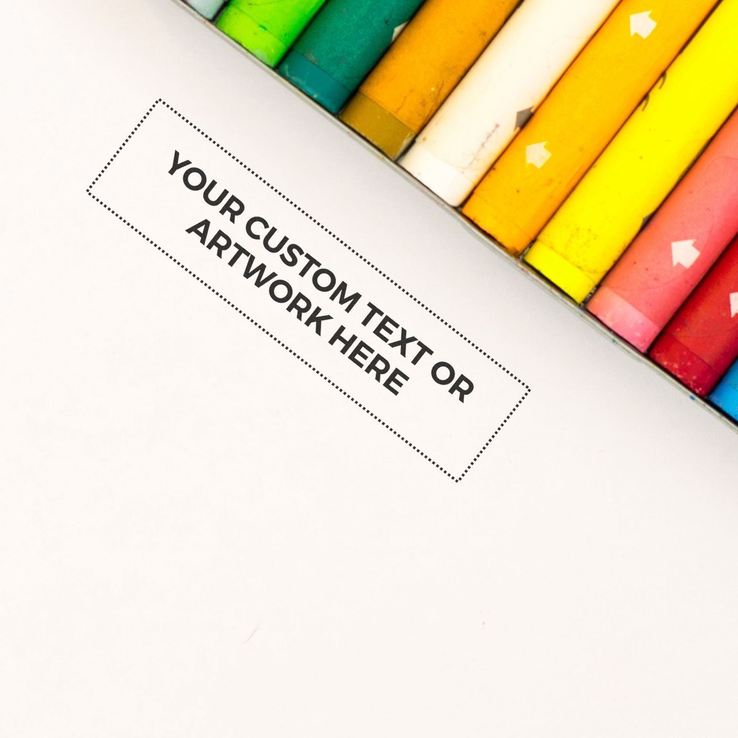 regular rubber stamp size 1 x 4 size dimensions overlay