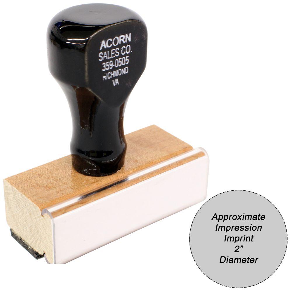 Regular Rubber Stamp Size 2 Diameter Main Image