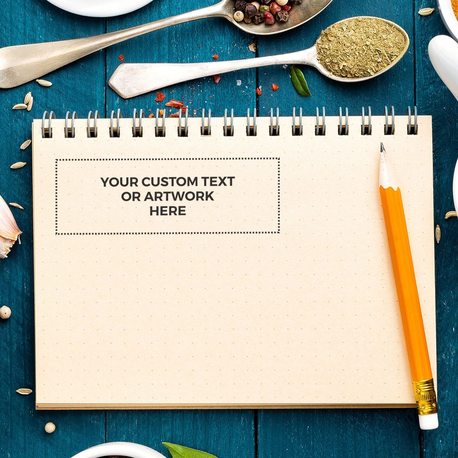 regular rubber stamp size 2 x 6 stamped example