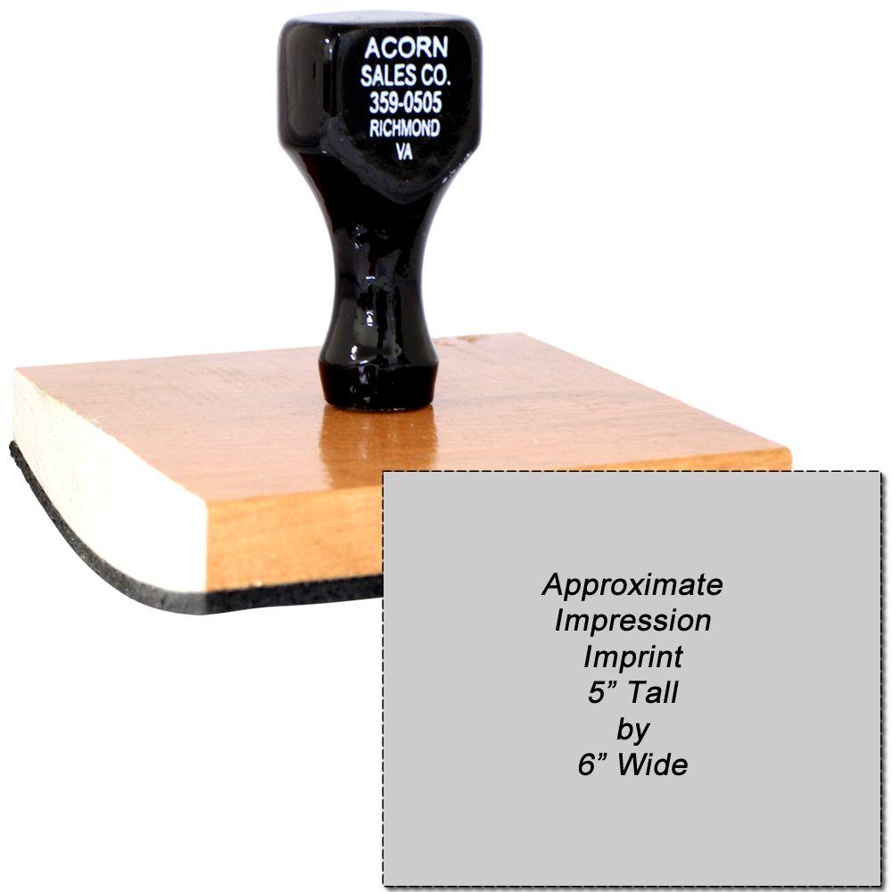 Regular Rubber Stamp Size 5 x 6 Main Image
