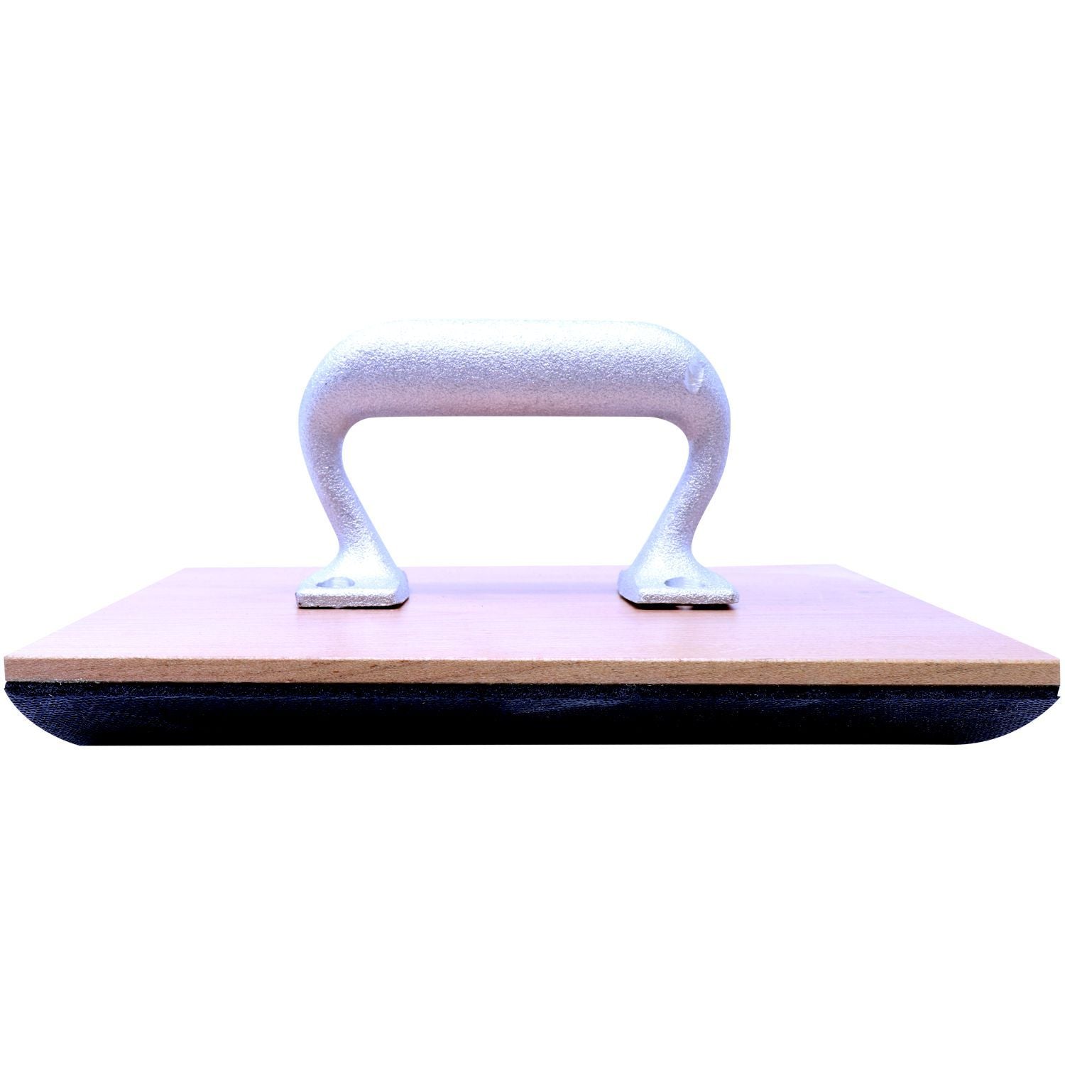 U-shaped metal magnet on a mounting base, used for magnetic lifting and material handling in industrial workshops.