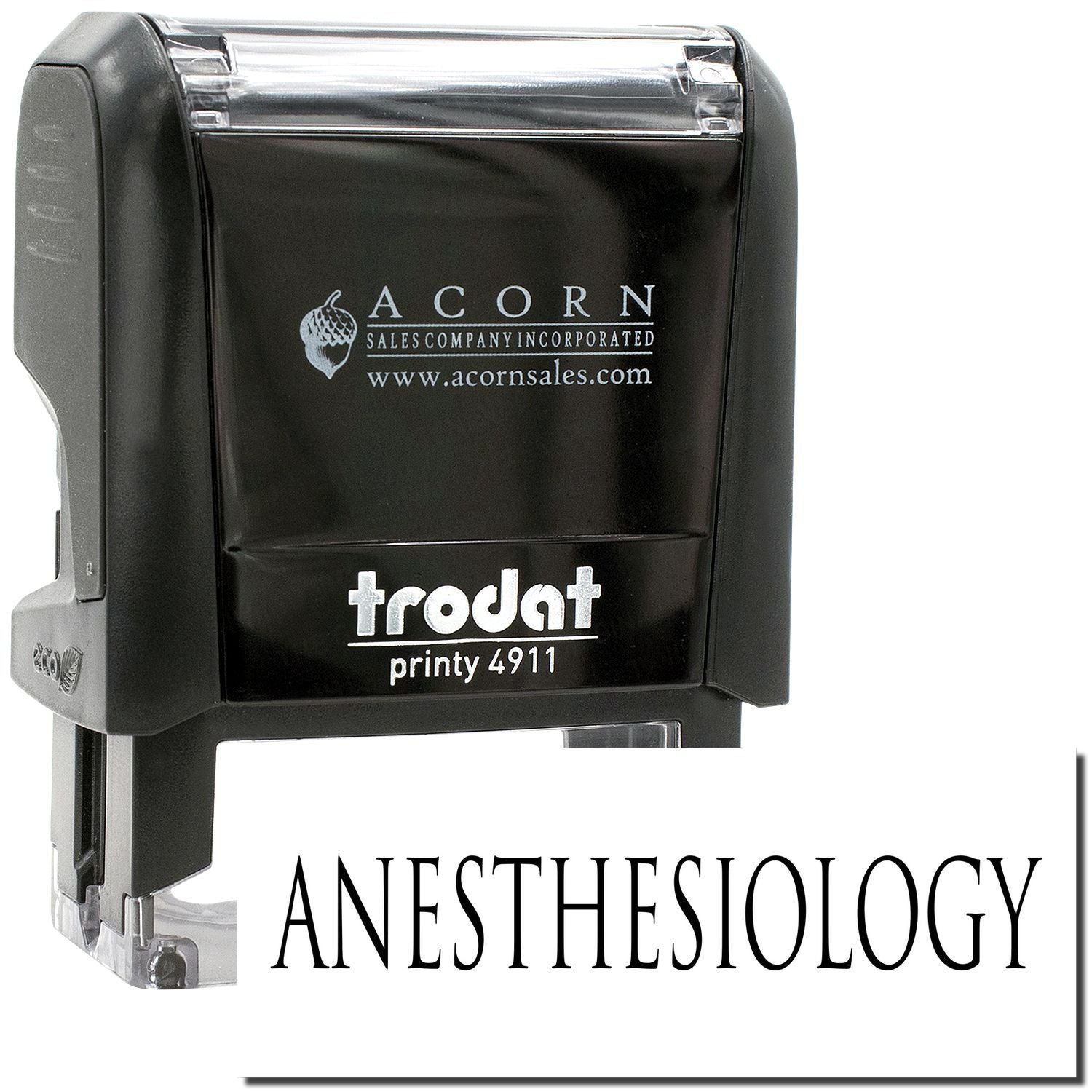Trodat Printy 4911 anesthesiology self-inking stamp by Acorn Sales Company
