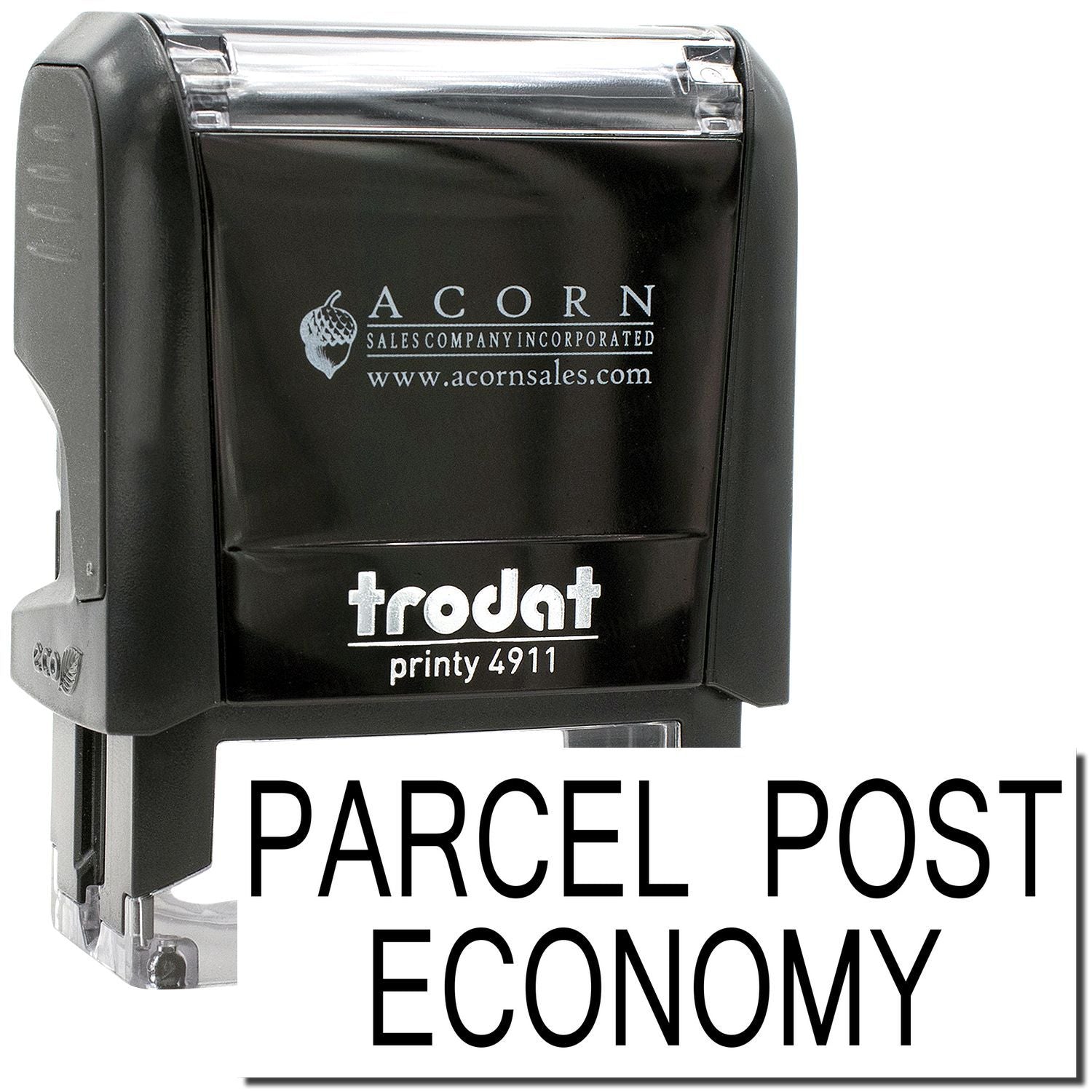 Trodat Printy 4911 Parcel Post Economy self-inking stamp by Acorn Sales Company