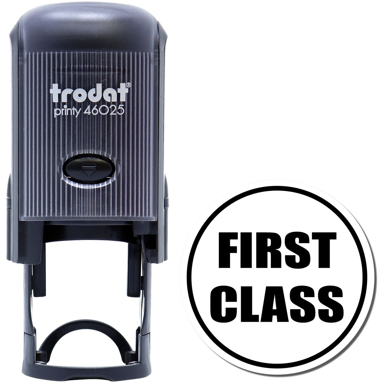 Trodat Printy 46025 First Class self-inking stamp for office mail and postage marking