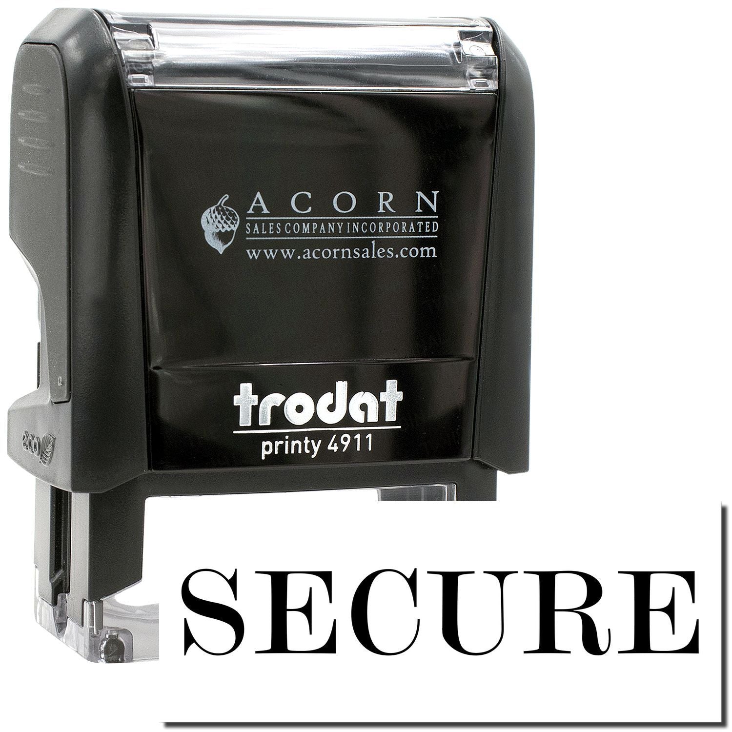 Trodat Printy 4911 Secure self-inking stamp by Acorn Sales Company