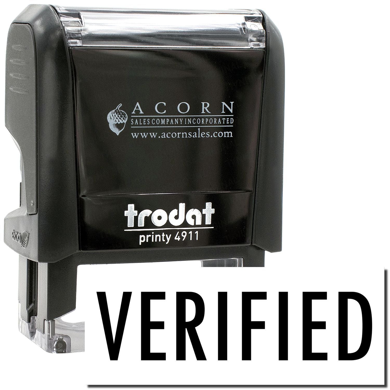 Trodat Printy 4911 verified self-inking stamp by Acorn Sales Company Incorporated