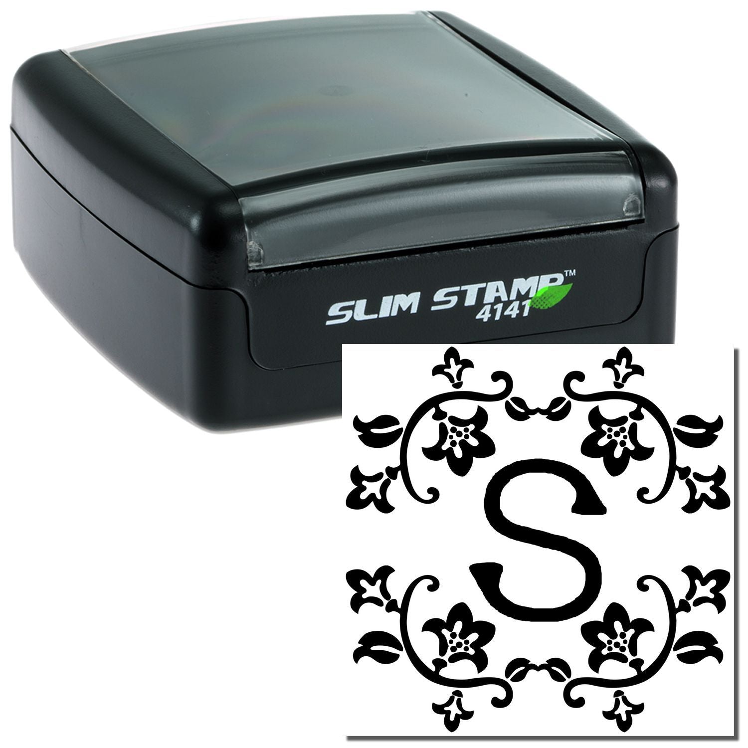 Slim STAMP 4141 tool with decorative paw swirl stamp design for crafts, scrapbooking, and card making.