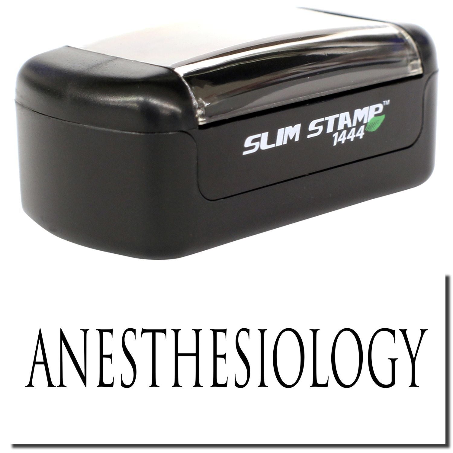 Slim Stamp 1444 anesthesiology office stamp on white background