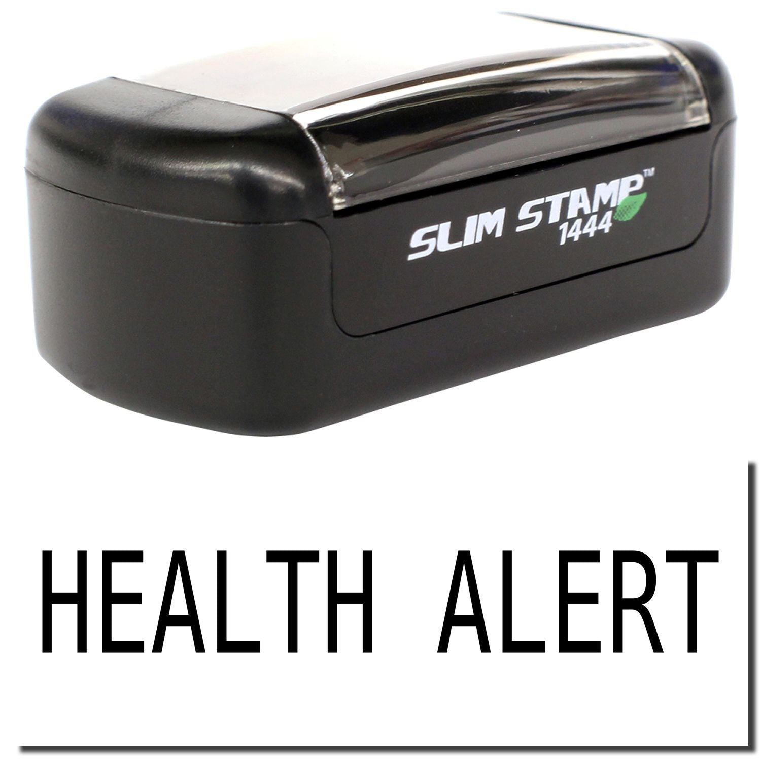 Slim Stamp 1444 health alert self-inking rubber stamp for medical and office use