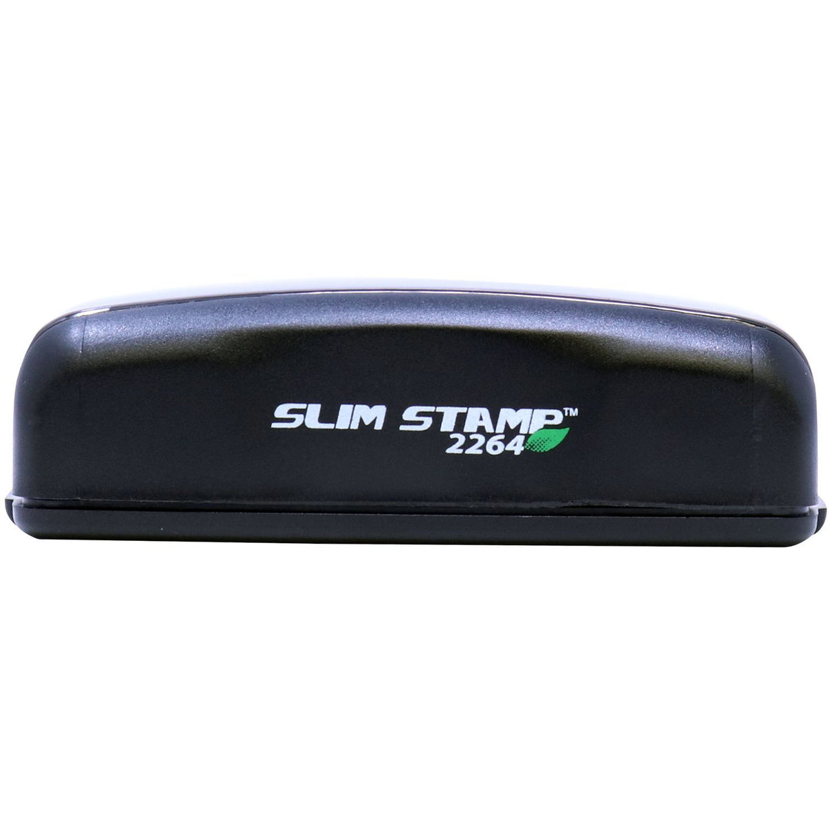 Slim Stamp 2264 ink stamp top with logo, product close-up for marking documents and labeling.