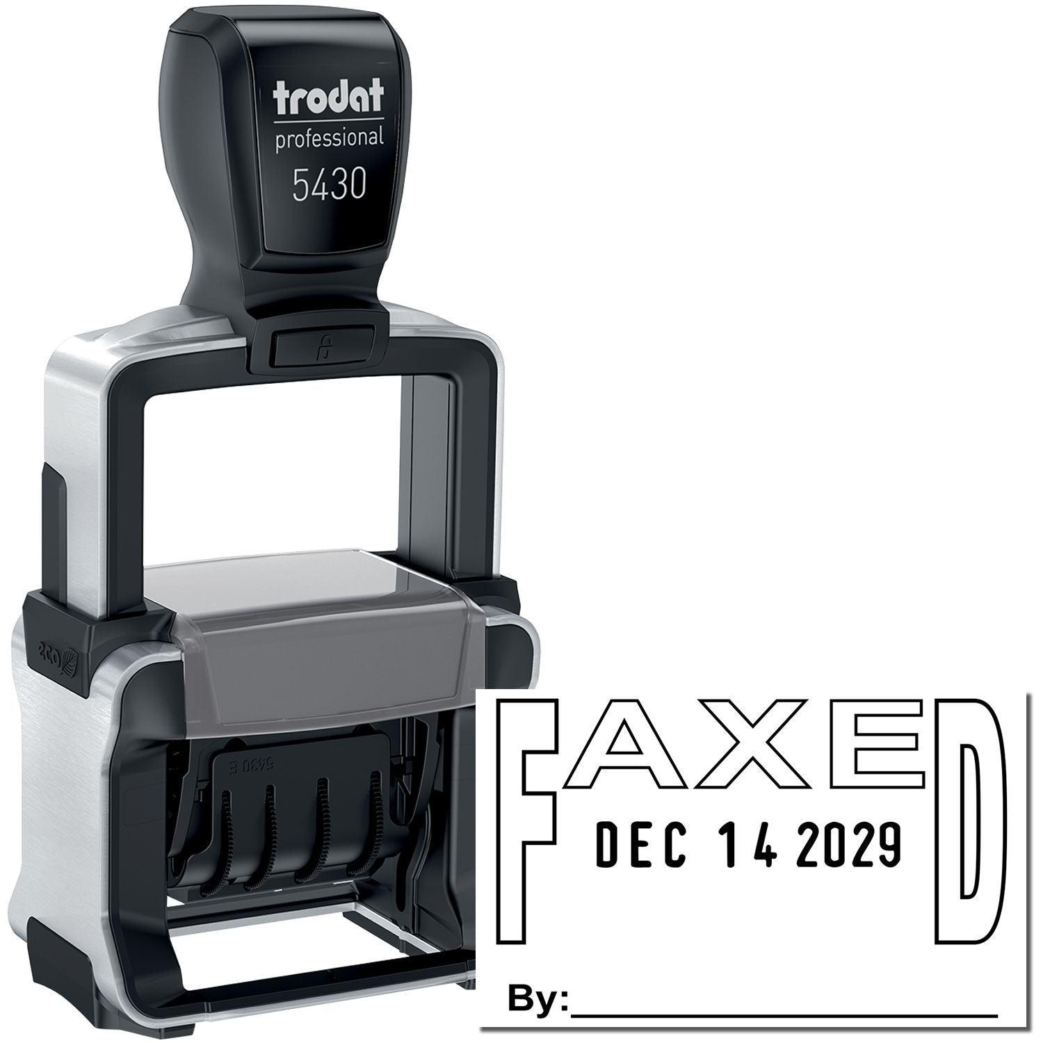 Stock Faxed Date Stamp Main Image