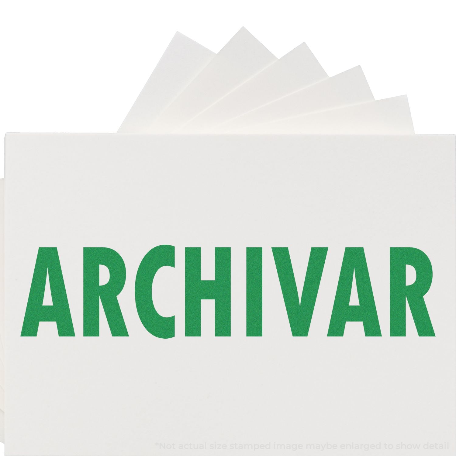 White archival folder with green ARCHIVAR text and tabbed dividers, office document storage organizer