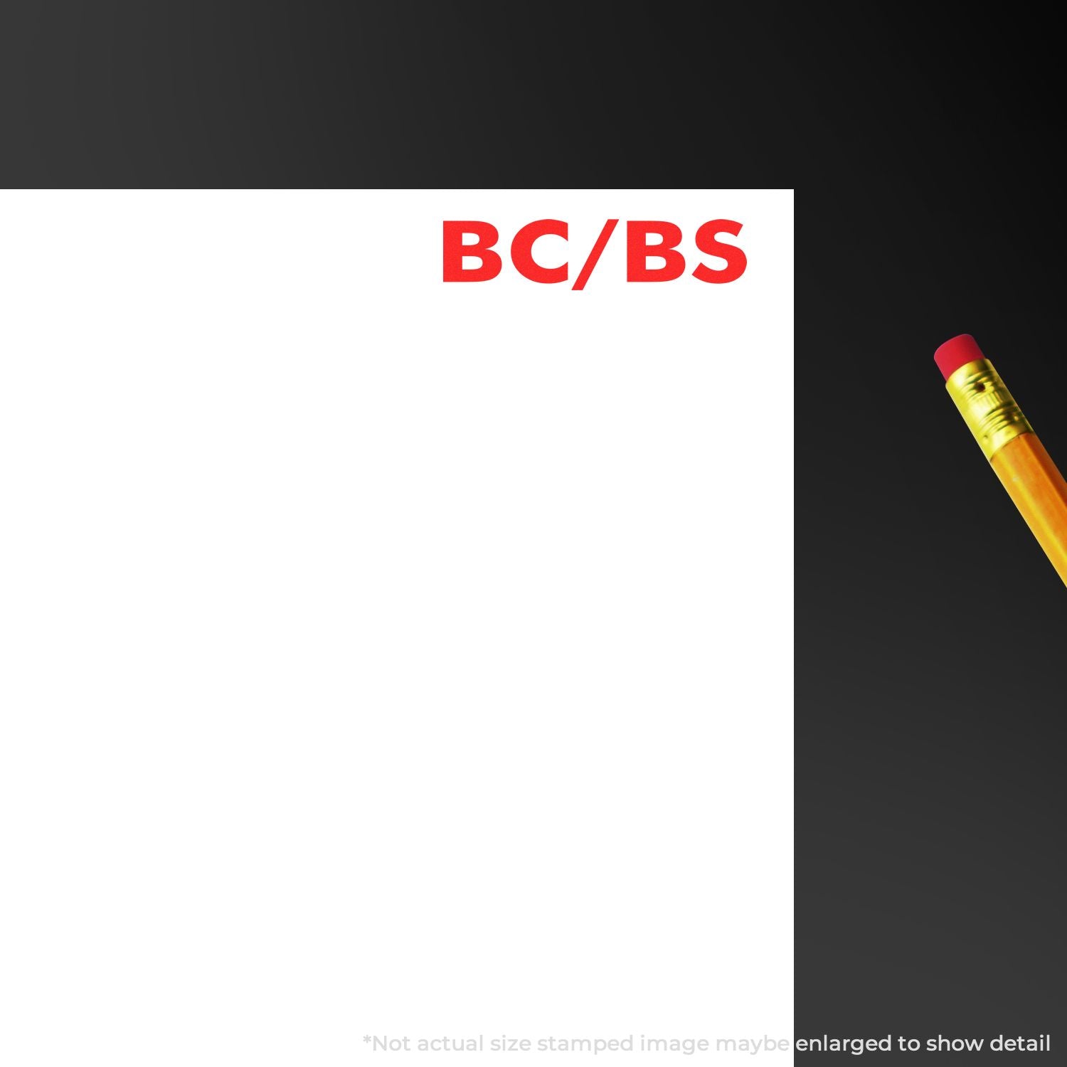 Blue Cross Blue Shield (BC/BS) logo on white panel with pencil, representing health insurance coverage and benefits.