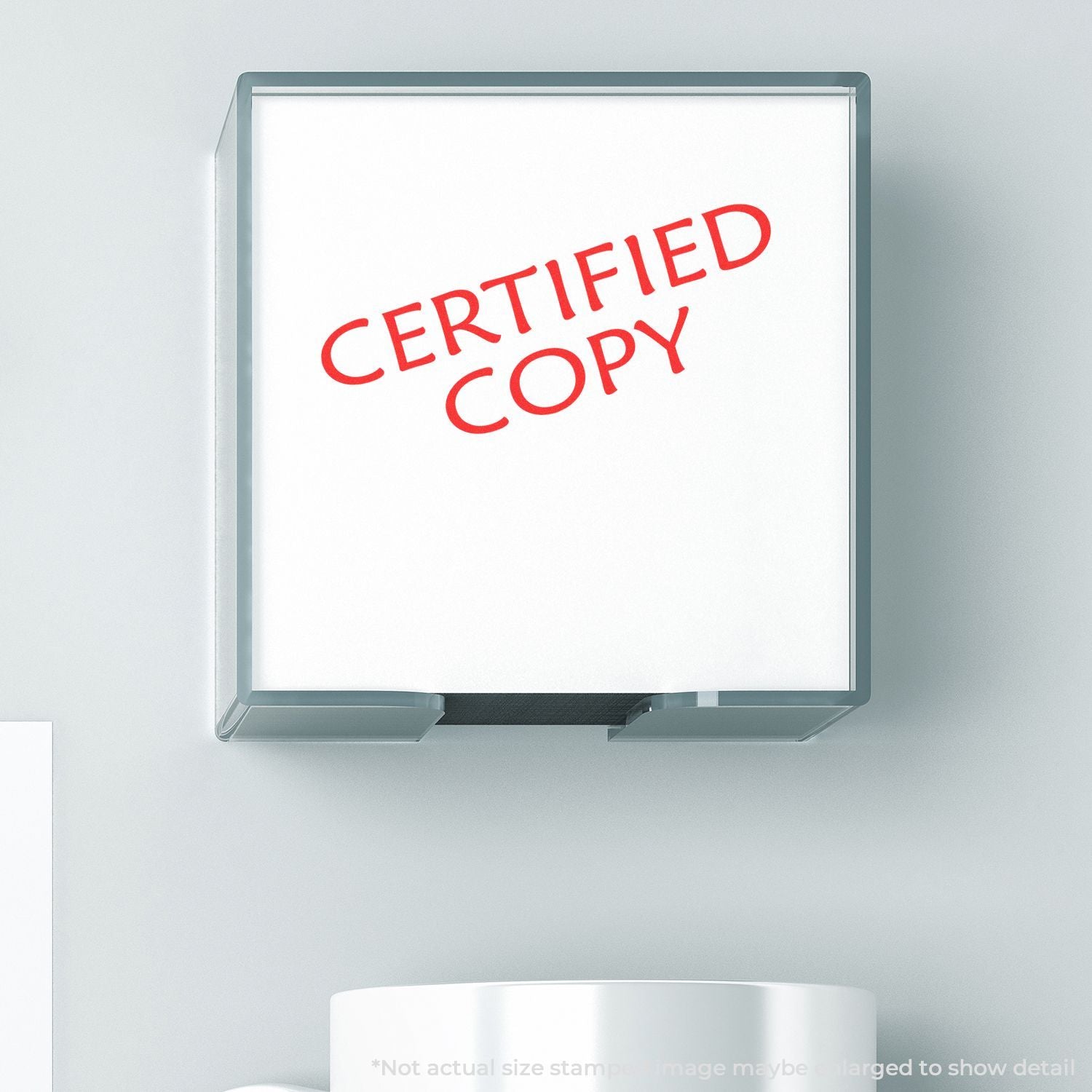 Display reading CERTIFIED COPY, representing verified legal document copies and certification for official records.