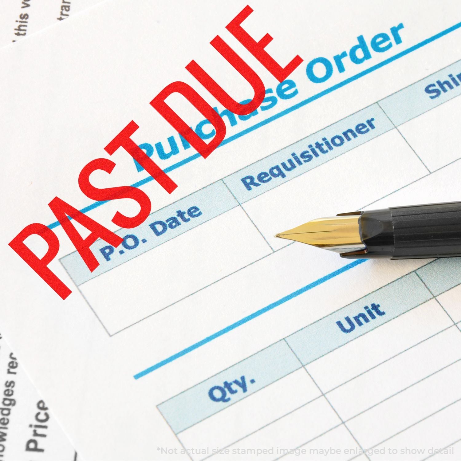 RISK required data stamp on a form with a pen, emphasizing compliance and risk assessment record keeping.