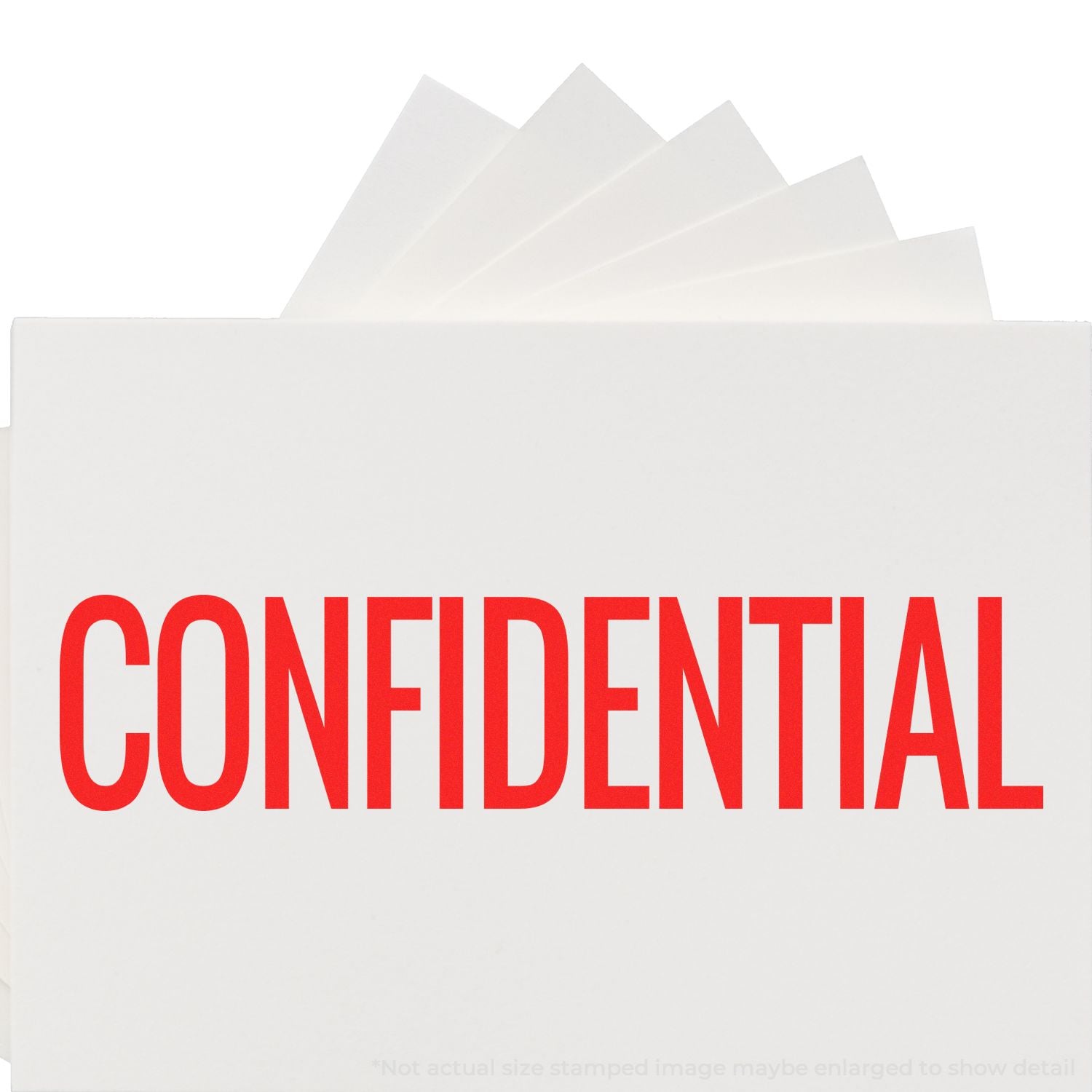 White file folder labeled CONFIDENTIAL in red, highlighting secure handling of private documents.
